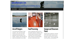 Desktop Screenshot of epoxyfloorsplus.com