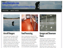 Tablet Screenshot of epoxyfloorsplus.com
